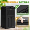 Greesum 33 Package Delivery Box for Outside, Waterproof Resin Garbage
