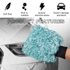 Yourkar 2 PCS Car Wash Mitt, 8"×10" Soft & Scratch-Free