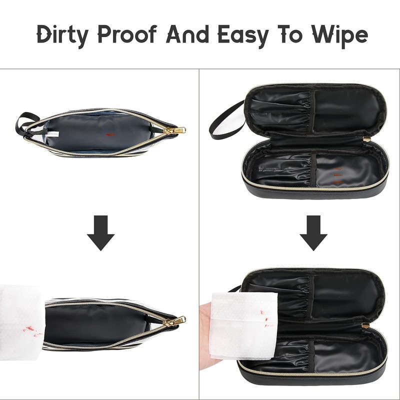 Epzia Clear Travel Makeup Bags - TSA Approved Cosmetic &