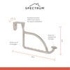 Spectrum Stratford Satin Nickel Over The Door Hook Valet for