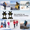 Non-Slip Shoe Spikes, Crampons, Shoe Spikes Snow and Ice Anti-Slip,