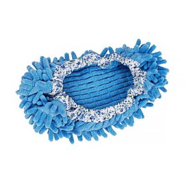 Haven Mop Shoe Microfiber Chenille Flexible & Elastic 22.5 to 26.5cm Disposable Shoe Cover Soft & Premium Material - Blue