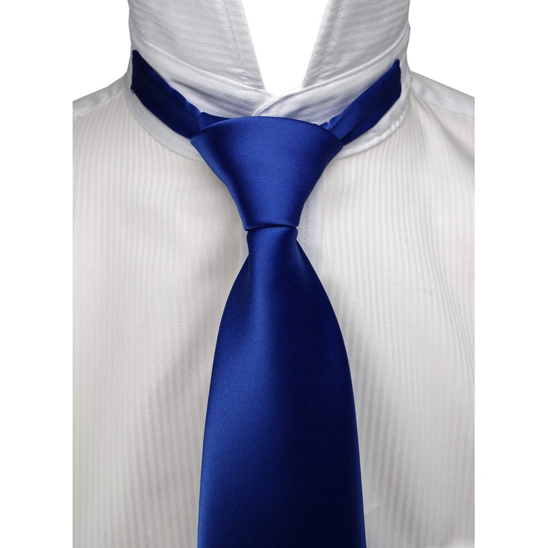 TigerTie Designer Security Safety Tie Plain Pre-tied with Elastic Band,