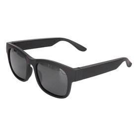 ASHATA Bluetooth Smart Sunglasses, Open Ear Surround Sound Audio Glasses, Noise Cancelling with Headphone (glamour black)
