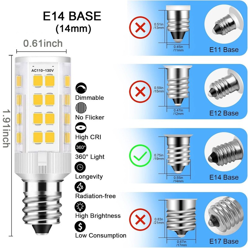 Aooallme E14 European Base Bulb e14 led Bulb Turkish Lamp