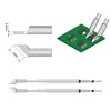 SEQURE Hot Tweezers Desoldering Tips Blade Cartridge Compatible with JBC