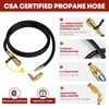 GasXpert 7 Feet Quick Connect Propane Hose for RV to
