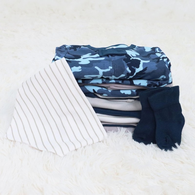 The Peanutshell Baby Layette Gift Set for Baby Boys -