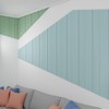 HEXIMO Slat Wall (Sample Piece) Made of XPS - Slat