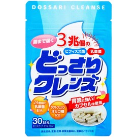 ビフィズス菌 乳酸菌 どっさりクレンズ 30日分