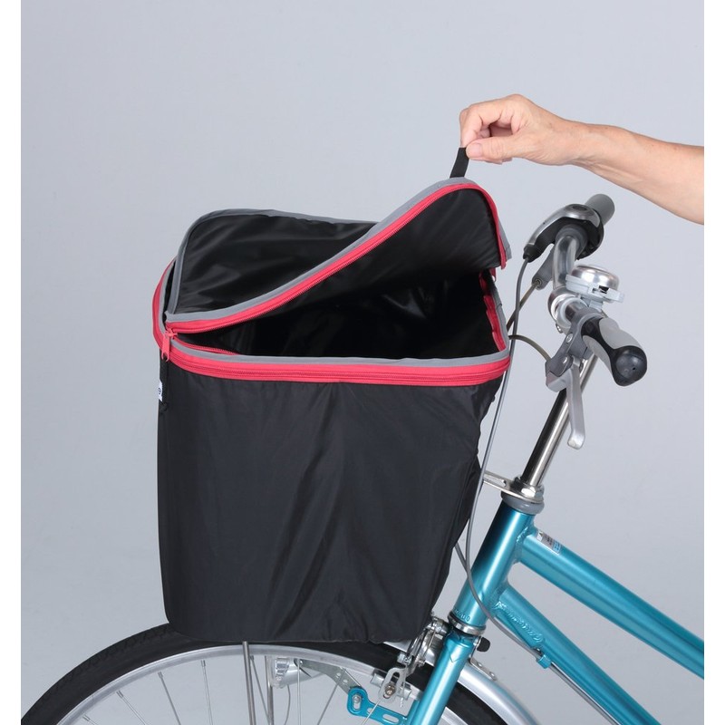 Kawasumi Seisakusho KW-246BK 2-Tier Front Basket Cover with Inner Wear,