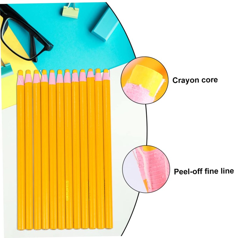 Operitacx Peel-off Marker for Various Multi-purpose Sewing Pen Wax Pencil