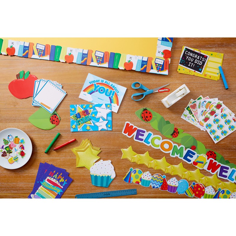 Eureka Ladybugs Extra Large Stickers for Kids and Teachers, Multicolor,
