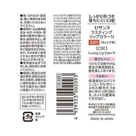  Cezanne Lasting Lip Color N 501 Orange 3.9g