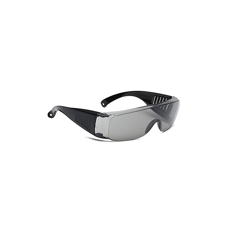 Tinted Safety Glasses, Protective Goggles Over Spectacles, Anti-Scratch Lens, Protection