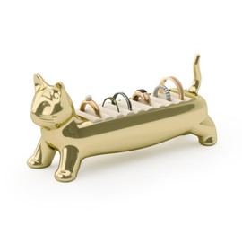 Umbra Ali Cat Ring Holder - Gift for Cat Lovers - Jewelry Storage, Brass