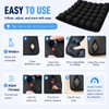 Soudur Airplane Seat Cushion,Inflatable Seat Cushion with Built in Press