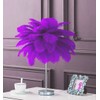 Piokio 40 pcs Natural Purple Ostrich Feathers 12-14 inch(30-35 cm)