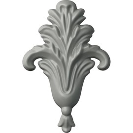 Ekena Millwork ONL03X04X01LF 3-Inch W X 4 1/2-Inch H X 1/2-Inch P Small Foliage Onlay