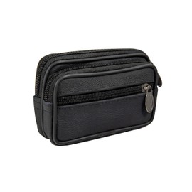 Leather Belt Bag, black, Belt bag