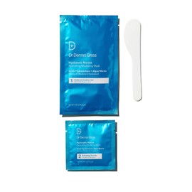 Dr Dennis Gross Hyaluronic Marine Modeling Mask: for Dehydrated Skin, Dull Complexion & Fine Lines and Wrinkles, 4 Treatments