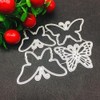 4 Butterfly Die Cuts for Card Making, Strip Frame Cutting
