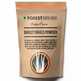 Young Barley Grass Powder | Australian Grown | Certified Organic | Dosage 4000mg | Gluten Free | Premium Quality | High natural source of chlorophyll, vitamins and minerals by Forest Super Foods