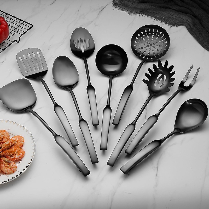 9PCS Silverware Set for 304 Stainless Steel Kitchen Utensils Set