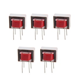 Hailege 5pcs EI14/EI-14 Audio Coupling Insulation Transformer Audio Transformer 600:600 1:1