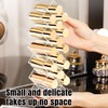 AIMALL Fish-Shaped Vertical Lipstick Holder, Clear Acrylic Cosmetic Organizer, Lip