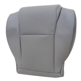 GXARTS Driver or Passenger Side Bottom Perforated Leather Seat Cover Gray Compatible with Toyota Sequoia Tundra Platinum Crew Cab Pickup 4-Door 2007 2008 2009 2010 2011 2012 2013