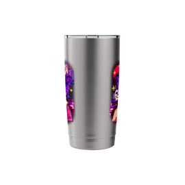 Purple Witch Cat Spell Book Stainless Steel Insulated Tumbler