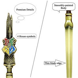 Letter Opener, Mail Envelope Opener, Wizarding Letter Openers Envelope Slitter, Gifts for Potter Fans (Colorful)