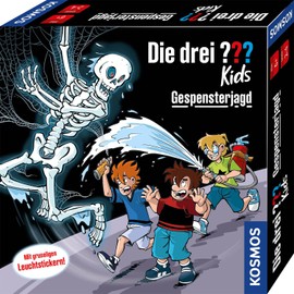 Die DREI ??? Kids Gespensterjagd von KOSMOS 683764, kooperatives Memo Spiel mit Die DREI Fragezeichen Kids, Brettspiel für 2-4 Kinder ab 6 Jahre