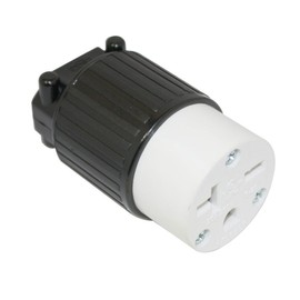 Superior Electric YGA022F Straight Electrical Receptacle 3 Wire, 20 Amps, 250V, NEMA 6-20R (1 Pack)