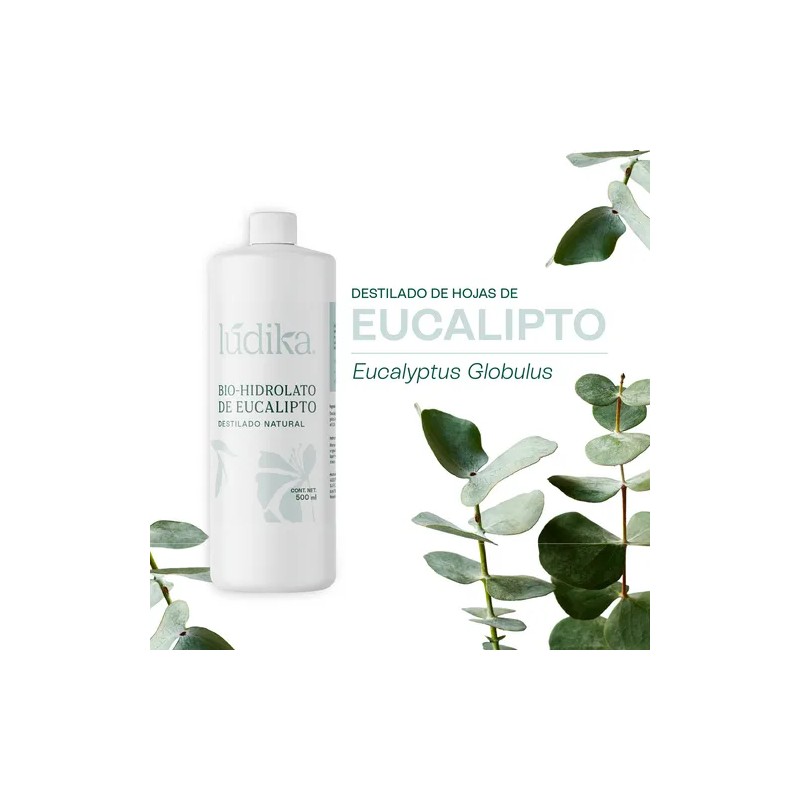 Hidrolato De Eucalipto Puro Refrescante, Astringente 500 Ml