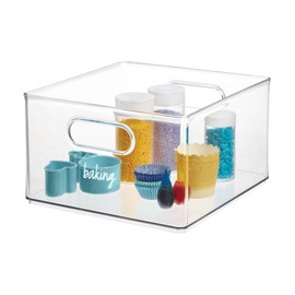 The Home Edit by iDesign 18-Piece Pre-printed Handwritten Script Clear Labels for Kitchen Pantry