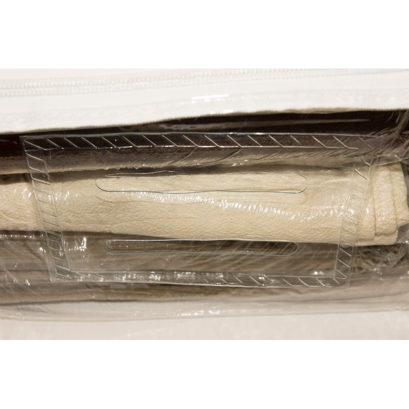 Clear Vinyl Zippered Storage Bags 20 x 23 x 6