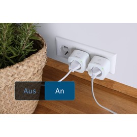 Bosch Smart Home Compact Adapter Plug, Smart Plug with App Function, Radio Signal Amplification, Compatible with Alexa, Google Home and HomeKit