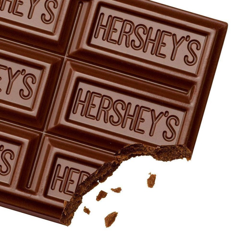 HERSHEY'S Milk Chocolate Candy, Bulk, Individually Wrapped, Gluten Free, 1.55