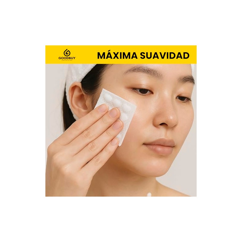 Almohadillas de Algodón Premium, 200 Piezas, 100% Algodón, Hipoalergénicas, Hechas