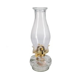 B&P Lamp® Clear United Hearts Finger Lamp with Brass Plated Hardware (67470CB)