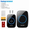 Wireless Doorbells for Home - Adjustable Volume with 60 Chimes,