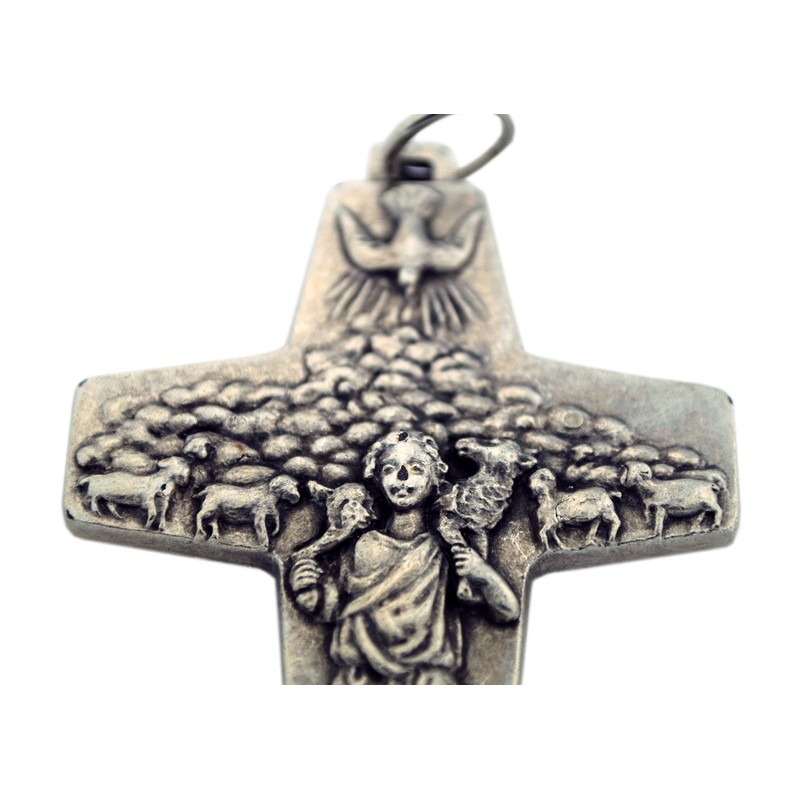 Venerare Large Pope Francis Good Shepherd Papal Cross (3 Inch)