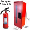 ISOP Universal Fire Extinguisher Cabinet Storage and Brackets - Fire