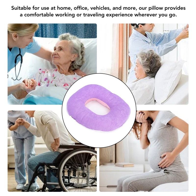 Donut Seating Cushion Pain Discomfort Alleviating Pressure Sore Prevention Anti