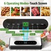 Vacuum Sealer for Food, with Bag Roll +2Pack Jar vacuum