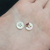 Shell Buttons, Shellfish Buttons, Single Sided, Takase Clam, Shirt Buttons,