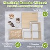 Hamiledyi Hamster Maze Kit Multi-Rooms Hamster House with Cover Rats