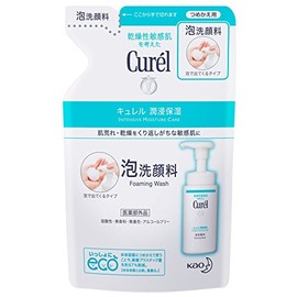 《Set Sale》 Kao Curel Intensive Moisture Foaming Face Wash Refill (130 mL) x 3 Piece Set Refill Curel [Over-the-counter Drug]